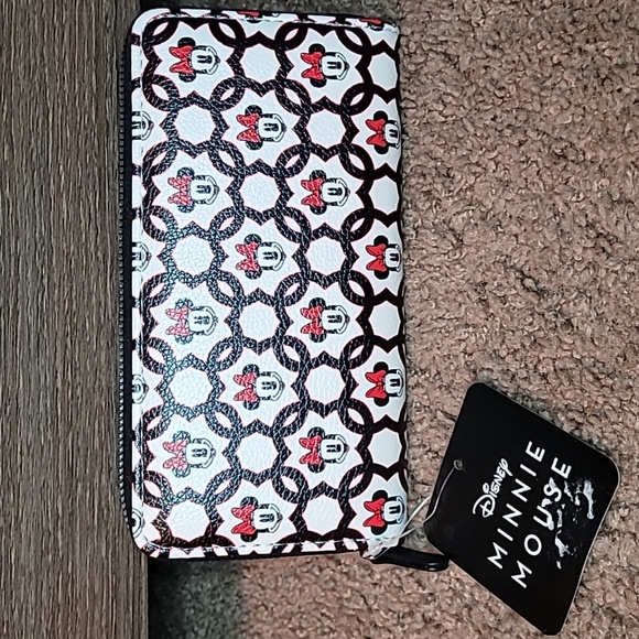 Disney minnie mouse wallet BRAND NEW Disney's Mickey & Minnie Zip Around - Picture 6 of 15